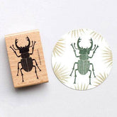 Stempel Hirschkäfer Perlenfischer